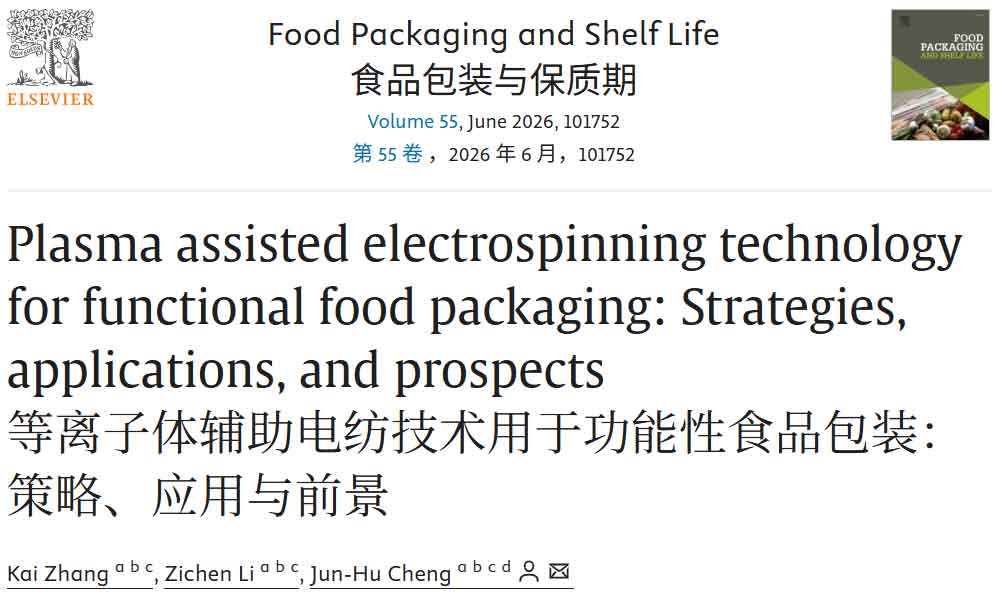 等离子辅助静电纺丝！解锁下一代功能食品包装新可能